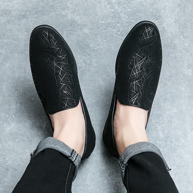 Brand Male Driving Footwear All-match Leather Fashion Casual Shoes Men Loafers Shoes Man Lightweight Luxury Mens Slip on Shoes