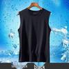 Zomer Ice Silk Mesh Mouwloos Sneldrogend Sport T-shirt voor Mannen