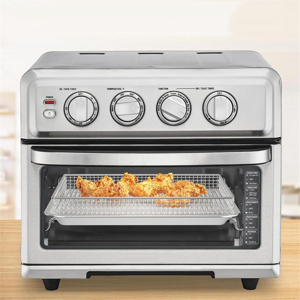 2025+ Stainless Steel Baking Tray Pan and Air Fryer Basket for Air Fryer TOA-060 and TOA-065 and TOA-070