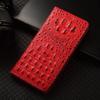 Flip Case for Realme 16 Realme16 Pro Plus 5G Genuine Leather Magnetic Cover Cowhide 3D Crocodile Claw Card Pocket Wallet Cases