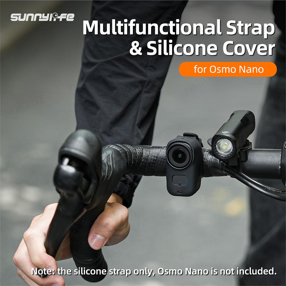 Hand Wrist Silicone Strap For DJI Osmo Nano Silicone Case Protective Cover Adjustable Strap For DJI Osmo Nano Camera Accessories