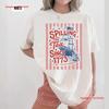 Striped Spilling The Tea Since 1773 T Shirt Funny 4th Of July Preppy Patriot Vintage Stretched