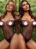 Transparent Fishnet Net Tight Lingerie Clothing Erotic Mesh Bodysuits For Women Fishnet Body Suit Costume Female Hot Jumpsuit