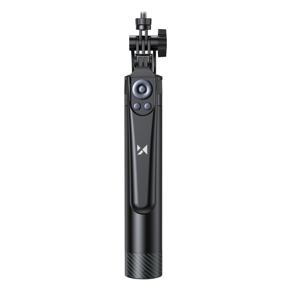 Selfie stick kijek z uchwytem do smartfona teleskopowy tripod 1.3m - czarny