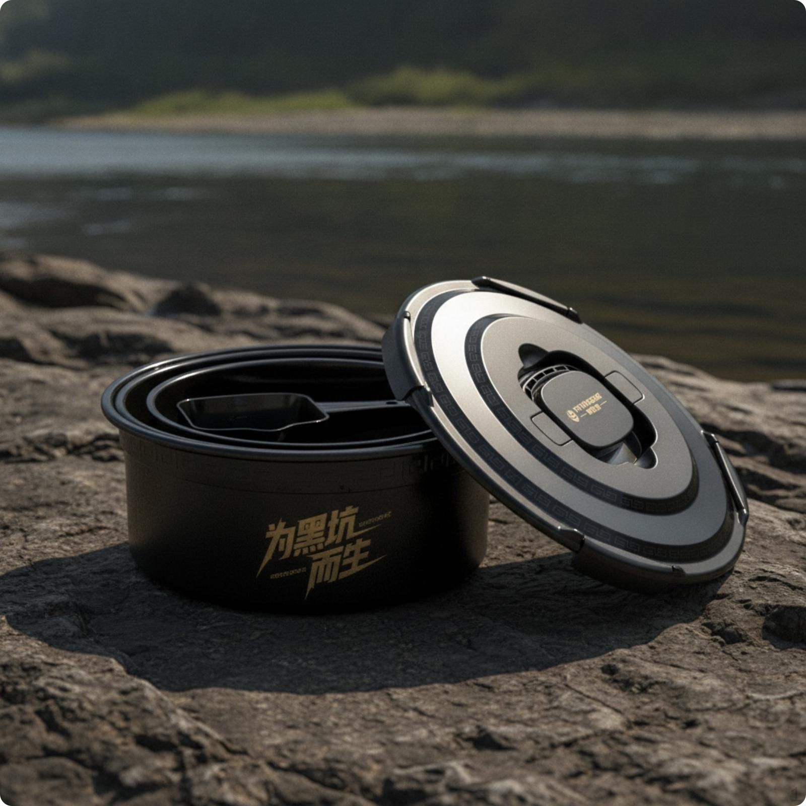 4 Pieces Mixing Bucket with Lid Nesting Trays Rigid Construction Water Pail for Anglers,