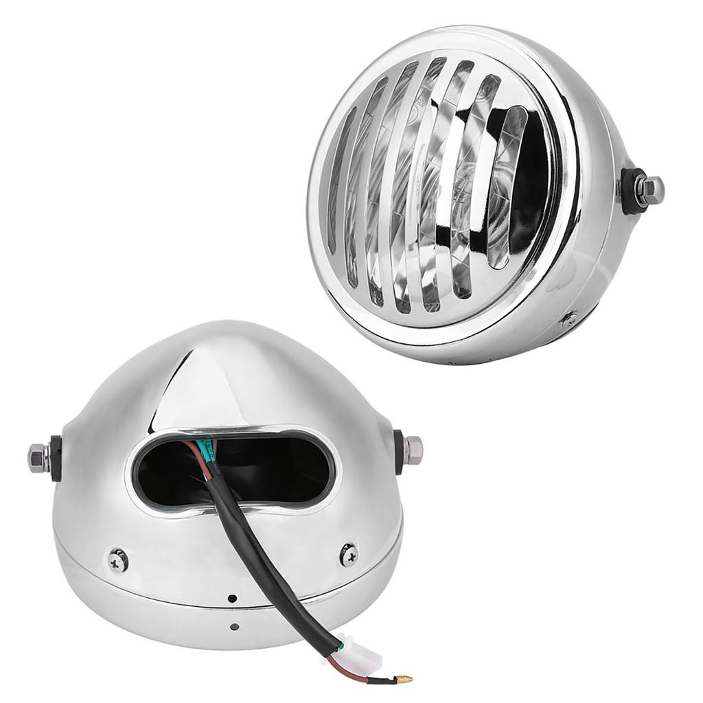 6.3 Inch Vintage Motorcycle Headlight Headlamp Grill for