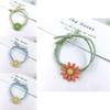 Beautiful Ins Women Daisy Hair Rope Headband With High-elastic Korean Rubber Band