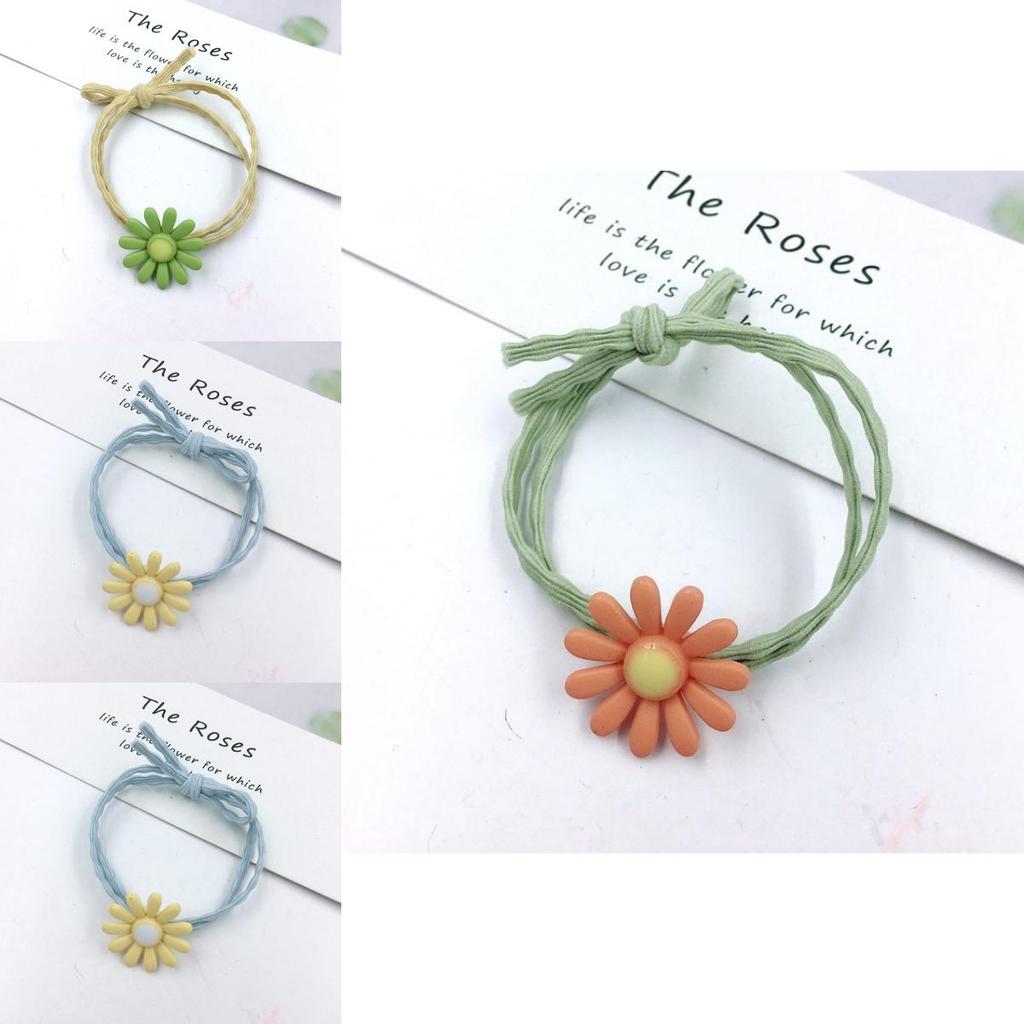 Beautiful Ins Women Daisy Hair Rope Headband With High-elastic Korean Rubber Band