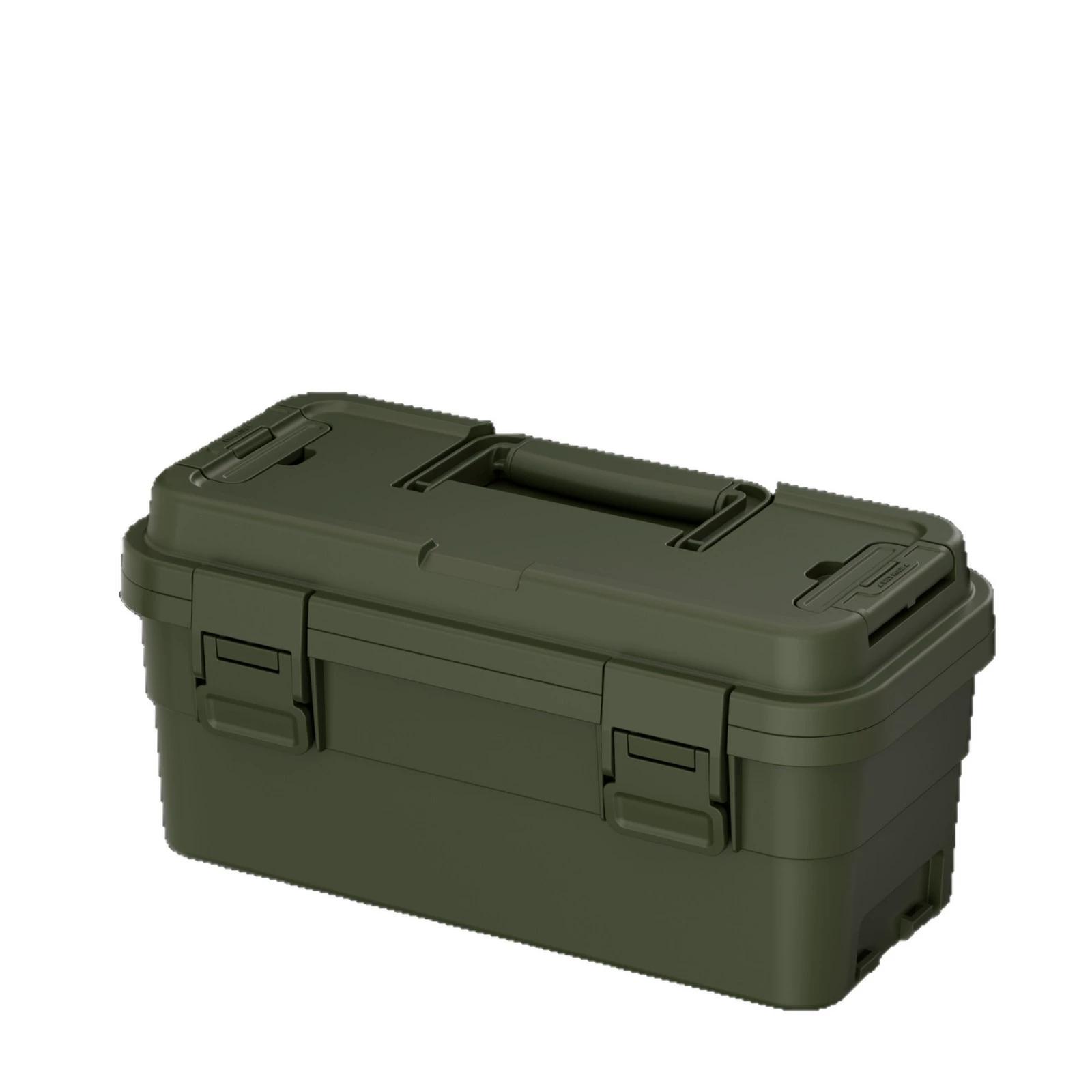 Caja de almacenamiento multifuncional para herramientas, aparejos de pesca y accesorios de jardín