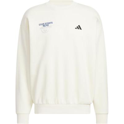 adidas Basketball FW25 Crewneck Loose Fit Drop Shoulder Round Neck Sweatshirt Men Sweatshirt KC2786