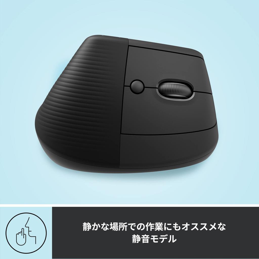 Logitech LIFT M800GR Wireless Vertical Silent Ergonomic Mouse (Logitech Bolt, Bluetooth, Unifying not supported, Smartwheel compatible, Wireless Mouse