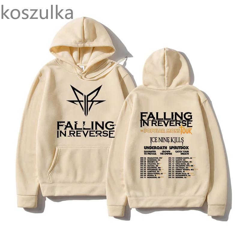 Falling In Reverse The Popular Mons Hoodie Casual Wear Kawaii Athleisure Printed Design Girl Sweatshirts Funny Graphic Clothes