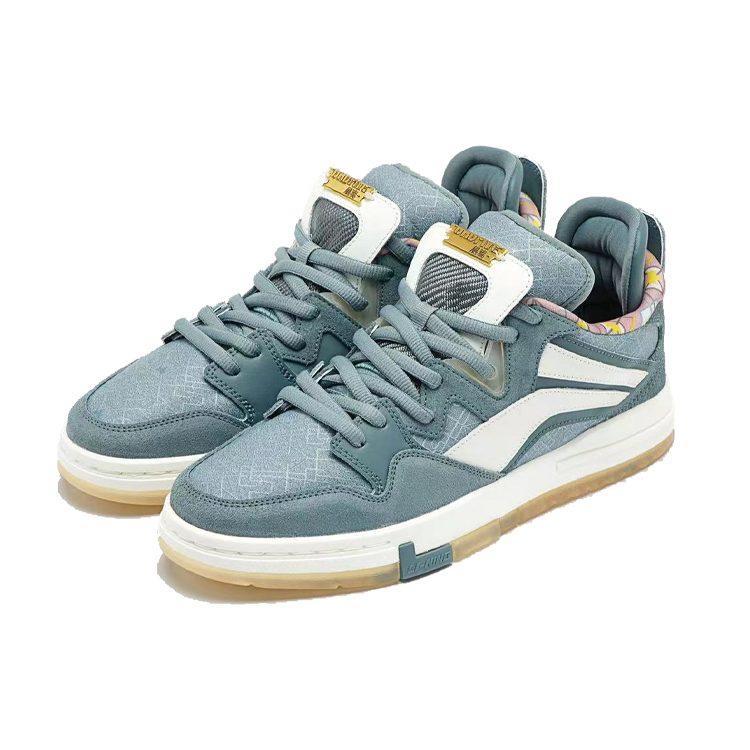 Li Ning Wave Pro Slip Resistant, Abrasion Resistant, Lightweight Low top Skateboard Shoes Women's Cyan Jade AECR116-1