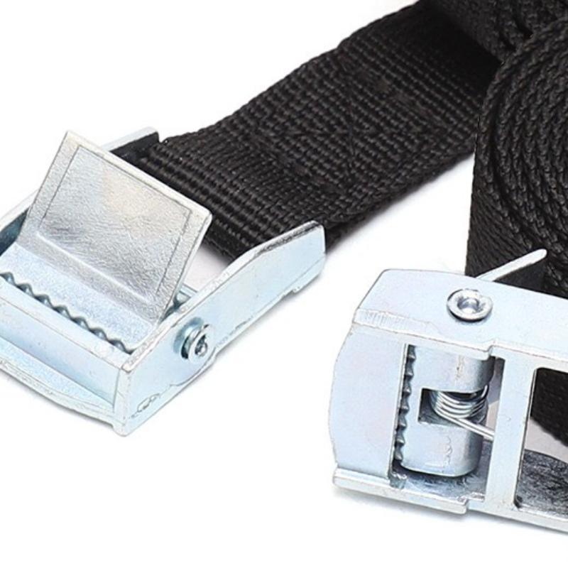 1/3pc 2M Buckle Tie-Down Belt Cargo Straps for Car Motorcycle Bike with Metal Buckle Tow Rope Strong Ratchet Belt Luggage Bag