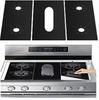3Pcs/set Household anti-scalding stove pad Kitchen gas pad Teflon gas stove protection pad Anti-oil and anti-fouling gas pad