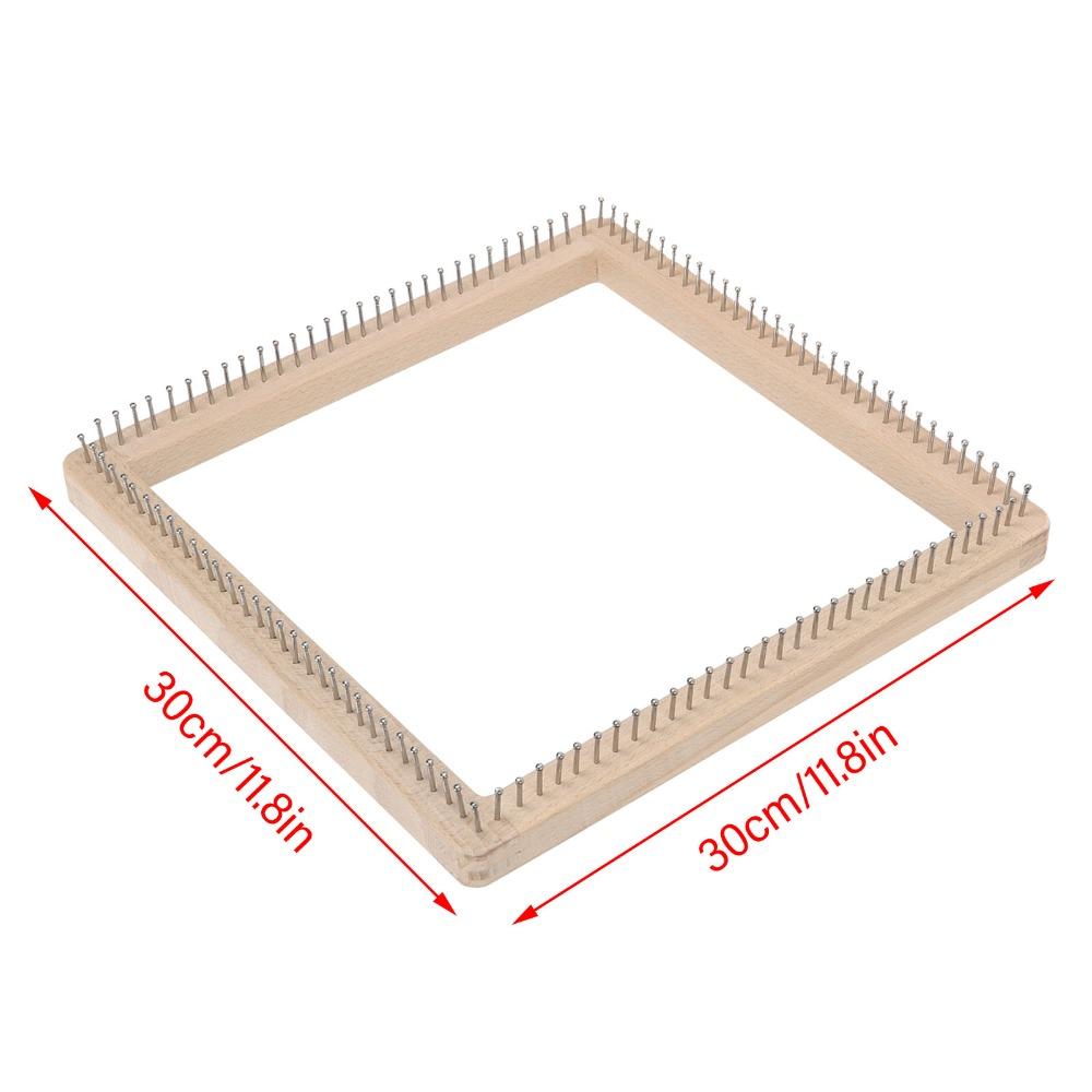 Quadratische Webmaschine Holz-Webbrett Handgemachtes Strickbrett Für Erwachsene