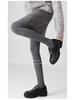 2025 New Style Gray Polka Dot Leggings - Women's Autumn/Winter Plush, Thick, Slimming Pantyhose