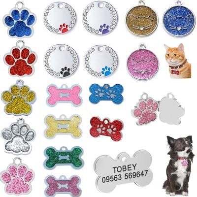 Künye Kişiselleştirilmiş Evcil Hayvan Kedi Köpek Yavrusu Kimlik Etiketleri Ücretsiz Kazınmış Özel Köpek Tasması Kolye Kayıp Önleyici İsim Adres Etiketleri Kemik Kolye