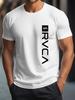 S4XL Cooles T-Shirt Herren T-Shirt Lässig RVCA Design Druck T-Shirt Grafik Sommer Kurze Ärmel 100% Baumwolle 2026