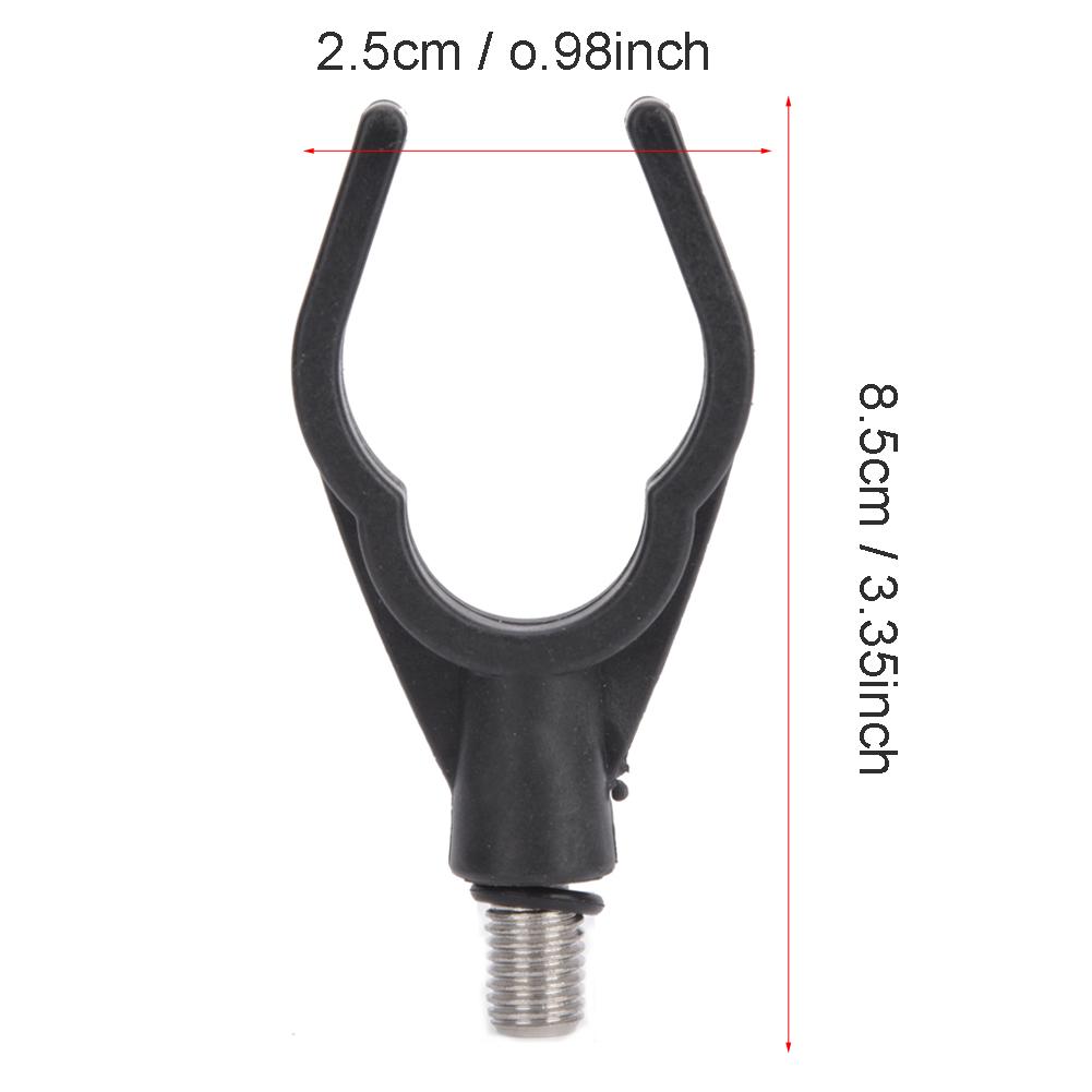 4PCS Plastic Durable Flexible Fishing Rod Alarm Holder Head Fish Pole Bracket Tool Accessory