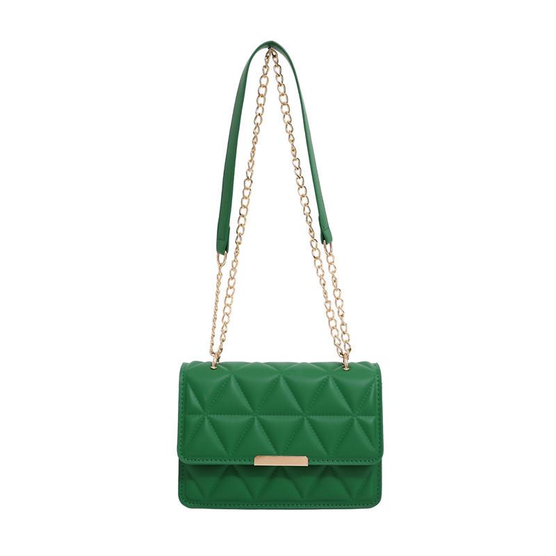 This Year, the Popular Simple Bag Women's Autumn New Korean Version of the Chain Shoulder Small Square Bag Fashion Casual Messenger Bag