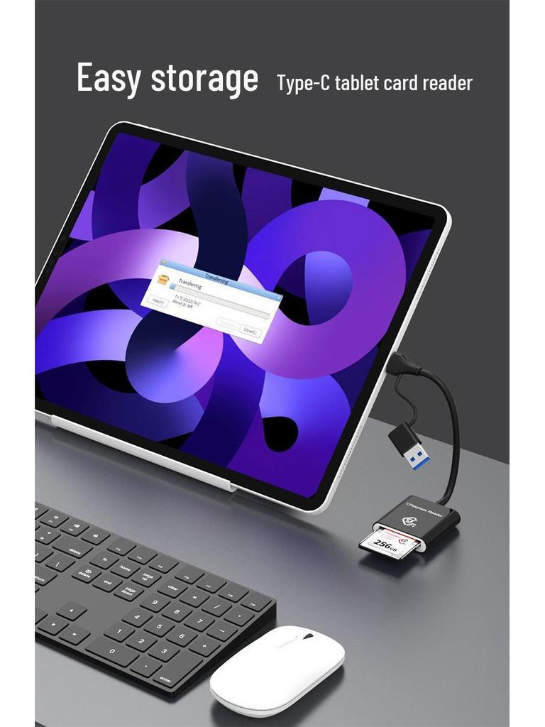 High-Speed CFexpress Type-B & SD 2.0 Card Reader, USB 3.2, 10Gbps