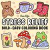 Creative Diy Coloring Book Cartoon Funny Children Graffiti Notebook Cute Coloring Book Drawing Book Adult Relaxation Supplies