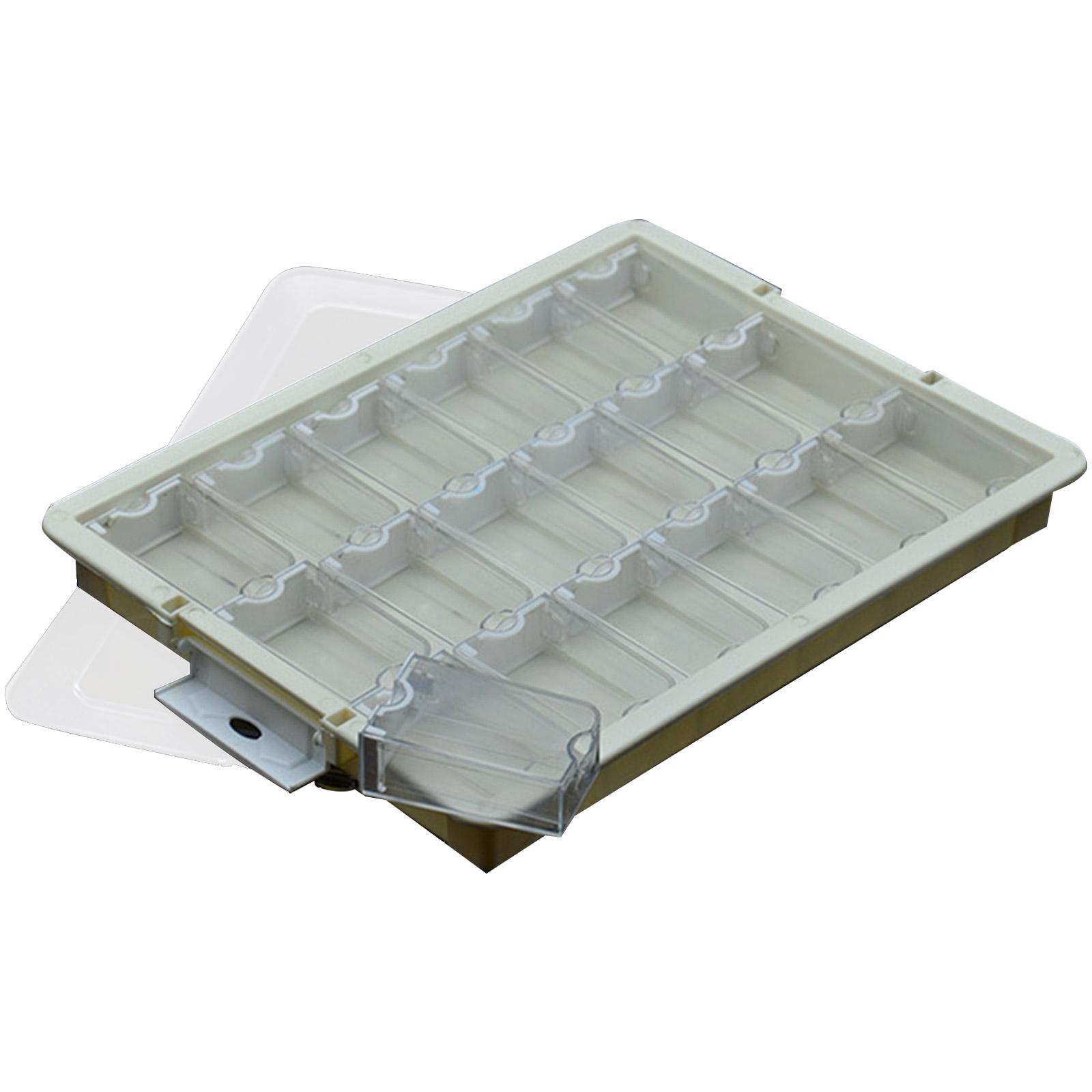 

Plastic Bead Sorting Box with Individual Compartments Transparent Lid Sorting Tray for Jewelry Making Enthusiasts F