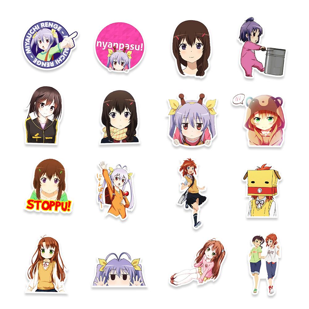 50 Pictures of Cartoons, Leisurely Daily Kings, Graffiti Stickers, Guitar, Refrigerator, Motorcycle Decoration Stickers