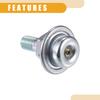 Fuel Injection Pressure Regulator No.23270-50010 - Car Fuel Pressure Regulator - for Toyota Land Cruiser 1998-2007 Metal Silver Tone - 1 Pc