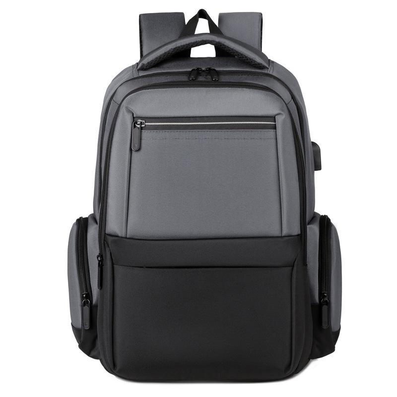 Schoolbag Backpack Men's Multifunctional Multi-compartment College Student Leisure Backpack Large Capacity Business Commuter Computer Bag