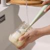 Long Handle Baby Bottle Cleaner Brush Convenient Cleaning Sponge Brush  Travel