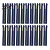 Metal Zipper Set 20Pcs Teeth Non Separating Zipper, Heavy Duty Closed-End DIY Sewing Replacement, Short Tape for Purses Handbags Pockets Wear