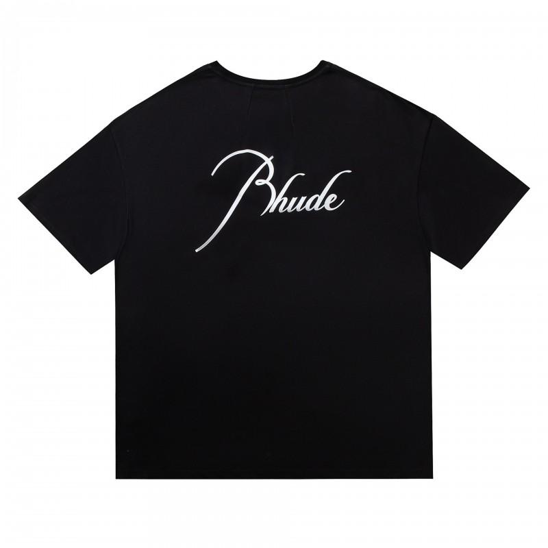 High Street Vintage T-Shirt Couples Loose Fit Crew Neck Short Sleeve Letter Print Casual Top