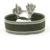Ethnic Style Woven Bracelet with Embroidered Tassels - D Family DIY Promotion Wristband