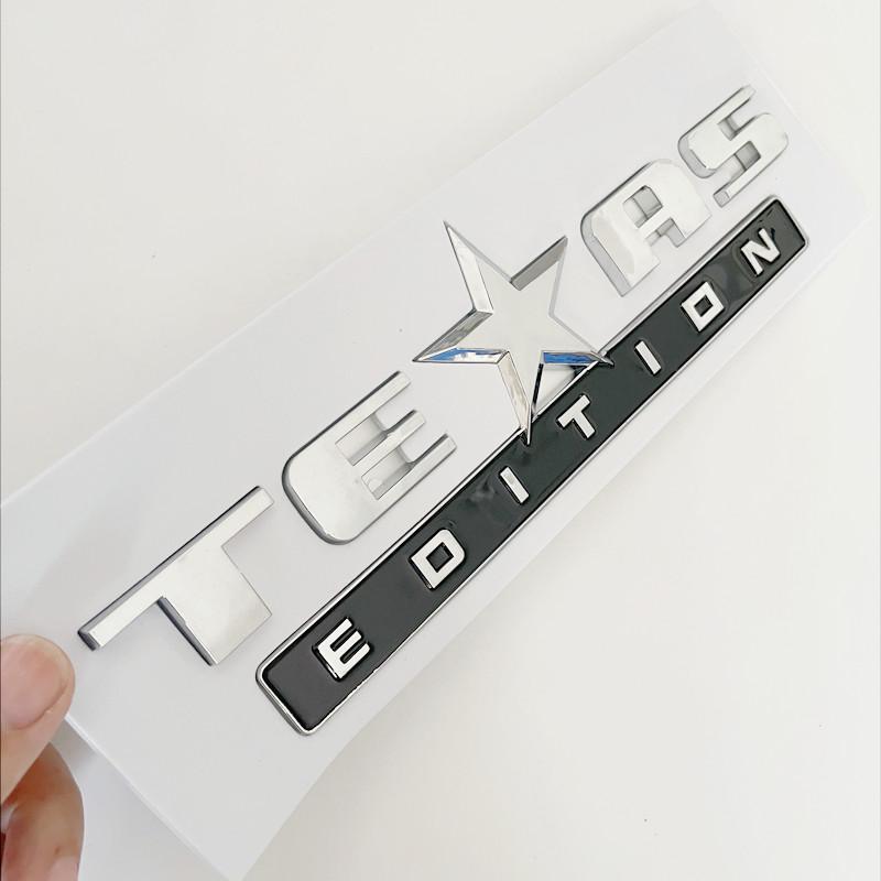 Black Chromed Car Letters ABS 3D for Jeep Renegade Wrangler Patriot Texas Edition Logo Badge Sticker Suitcase Accessories