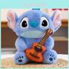 Niedlicher Stitch Weihnachten und Musikinstrumente Serie Plüschpuppe Kinderspielzeug für Kinder Weihnachtsgeschenke
