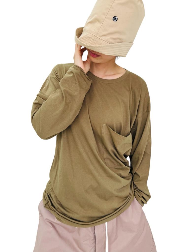 Lullakulla Stella Pocket T-Shirt_Khaki