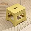 Folding Bench Multifunctional Footstool for Toddlers Seniors Portable Plastic Stool with Handle Outdoor Fishing Stool