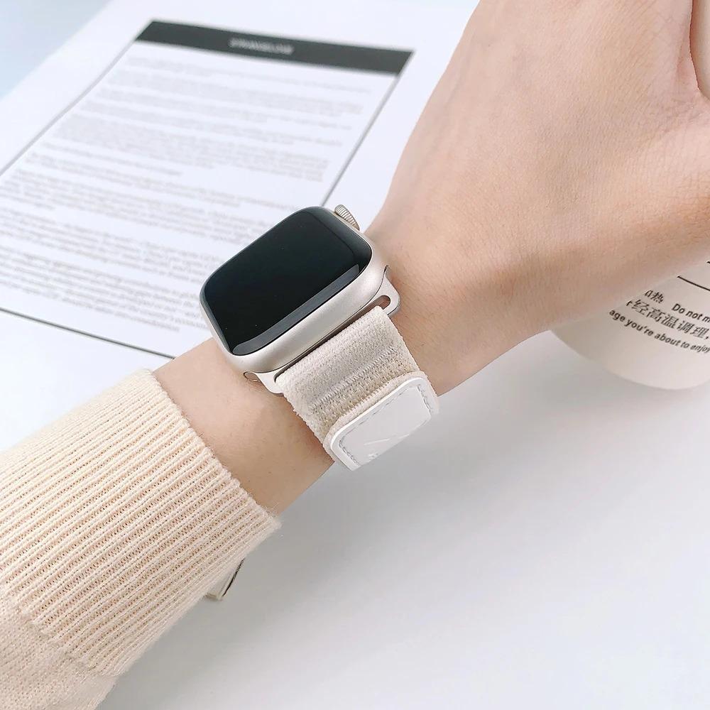 Nylon Trail Loop Strap For Apple Watch Ultra Band 49mm 46mm 42mm 45mm 41mm 44mm 40mm 38mm Bracelet for iWatch Series 11 10 9 8 7 6 5 4 SE Accessory