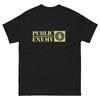 Public.Enemy Logo Geel Groen Hip Hop Vintage Rap Streetwear T-shirt