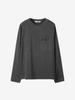 LUVM Loose Fit Cotton T-Shirts_Charcoal Gray