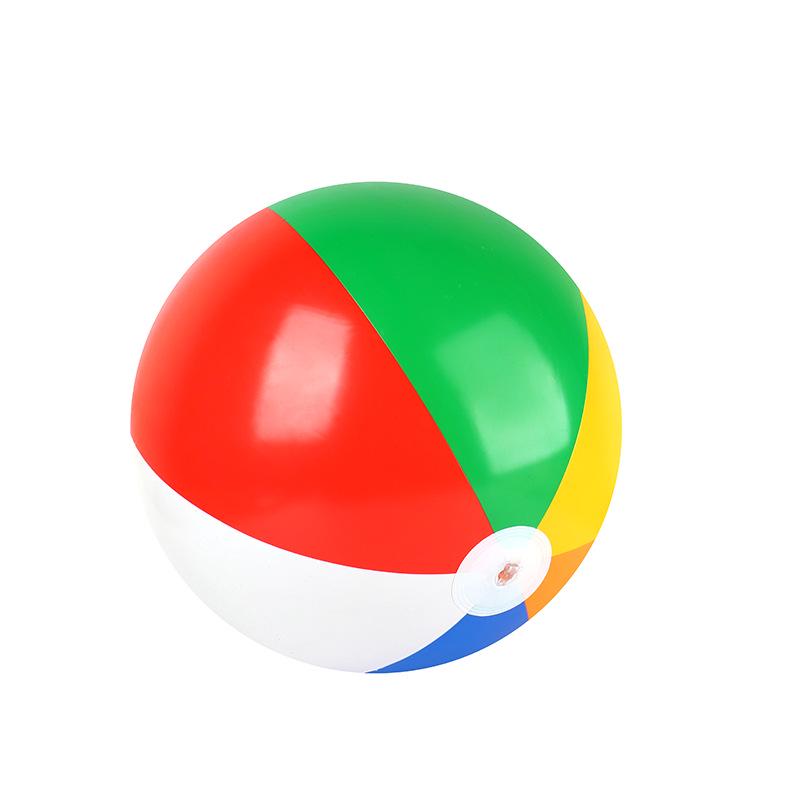 Colorful 6-Panel PVC Inflatable Beach Ball for Children's Water Play