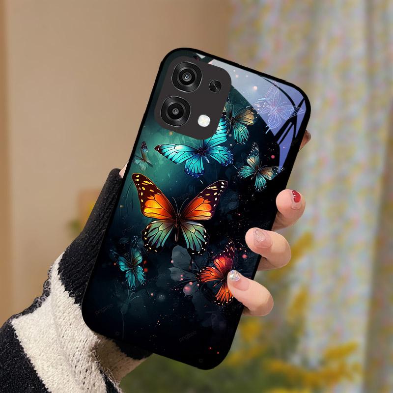 Tempered Glass Case For OPPO F31 A6Pro 5G CPH2781 A 6 Pro 4G CPH2799 Phone Cover Fashion Camera Protection Fundas Shell Coque
