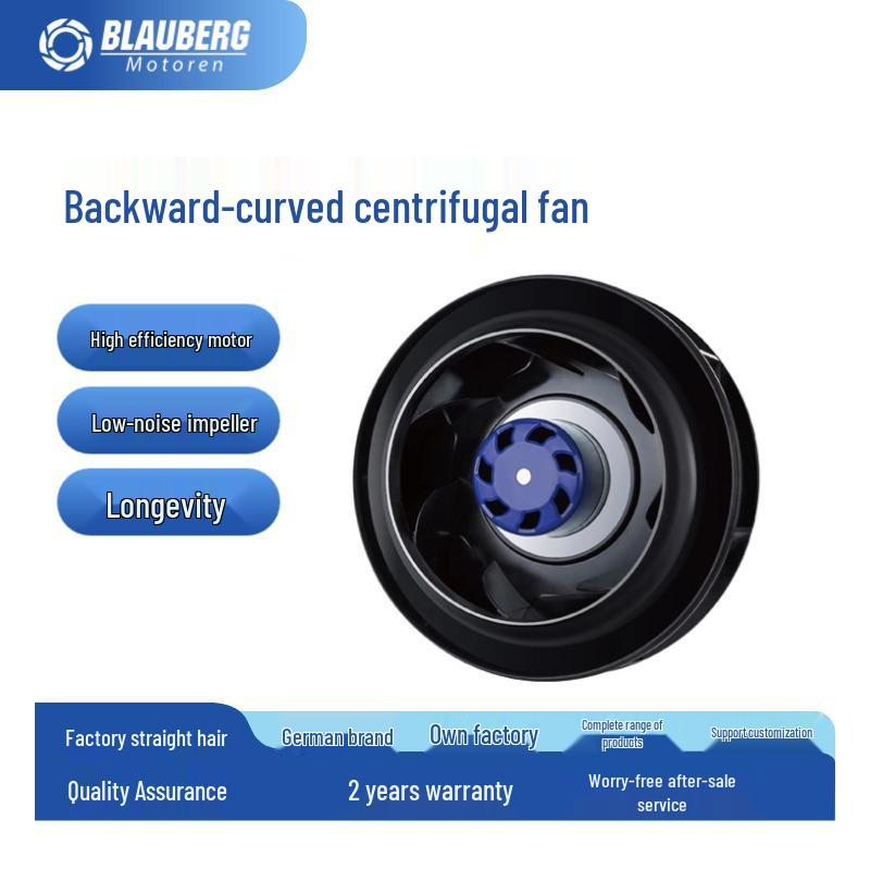 Bole 133mm EC Low Noise Energy-Saving Backward Curved Centrifugal Fresh Air Fan