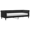 VidaXL Lit de jour avec matelas noir 80x200 cm velours 3197744