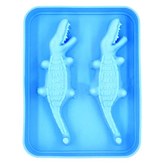 

Форма для льда Лоток Креативный Быстрый Извлечение DIY 3D Крокодил Форма Бар Силиконовая Форма Для Льда Кухонные Инструменты небесно-голубой