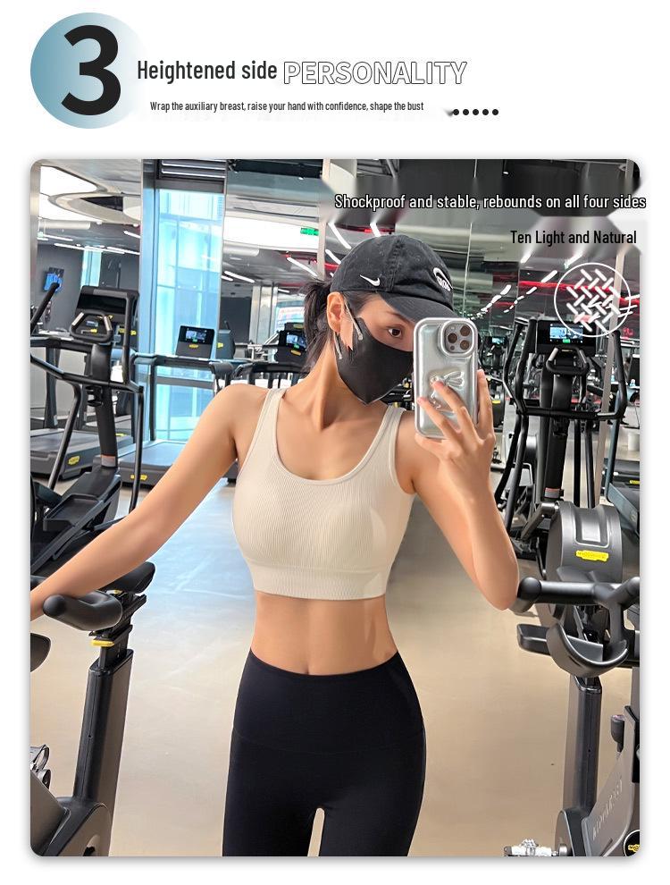High-Impact Beautiful Back Sports Bra for Women - Shockproof, Supportive, and Sexy Fitness Vest