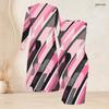 Women Plus Size Printed Two Piece Set Long Sleeve Open Front Cardigan Sleeveless Bodycon Dress