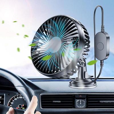 Auto Armaturenbrett Kühlventilator Saugnapf USB Luftkühler Ventilator Für Armaturenbrett Drehbar Kühlanwendungen Für Roadtrip Komfort Für